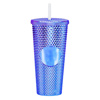 Imagen de Vaso texturado con tapa y sorbito 700 ml