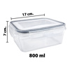 Imagen de Recipiente vianda rectangular 950 ml - Con tapa cierre hermetico