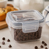 Imagen de Recipiente rectangular 60ml con tapa cierre hermetico