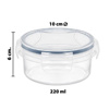 Imagen de Recipiente redondo 220ml - Vianda con tapa cierre hermetico