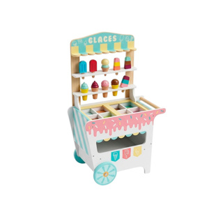 Imagen de Carro de helados - Juguete puesto de helados de pie con ruedas