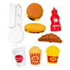 Imagen de Cocinita infantil - Set didáctico de Hamburguesas Juguete