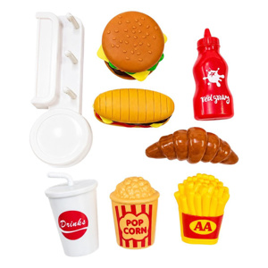 Imagen de Cocinita infantil - Set didáctico de Hamburguesas Juguete