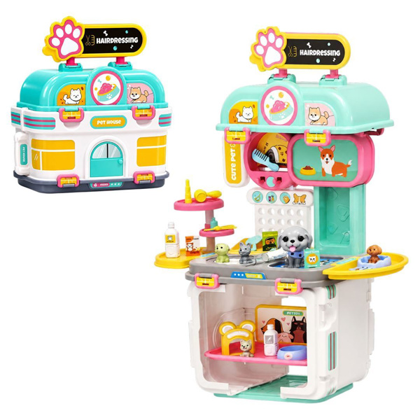 Imagen de Juguete didactico Pet Shop de pie completo 51 piezas