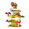 Imagen de Carrito Puesto Mercado De  Frutas y Verduras Juguete 61 pcs