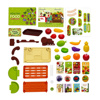 Imagen de Carrito Puesto Mercado De  Frutas y Verduras Juguete 61 pcs