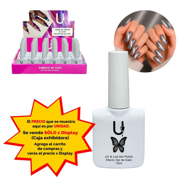 Imagen de Esmalte Ushas semipermanente Cat eye-tono 20