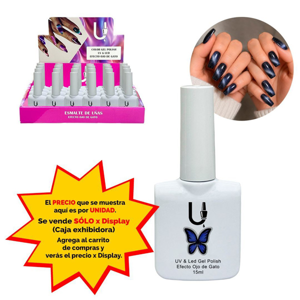 Imagen de Esmalte Ushas semipermanente Cat eye-tono 09