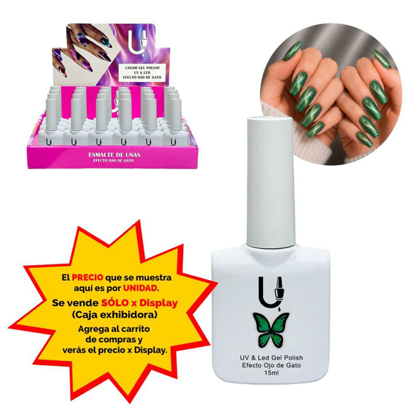 Imagen de Esmalte Ushas semipermanente Cat eye-tono 16