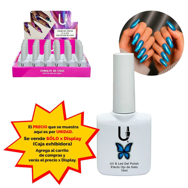Imagen de Esmalte Ushas semipermanente Cat eye-tono 23
