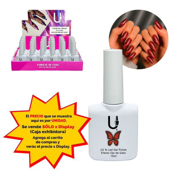Imagen de Esmalte Ushas semipermanente Cat eye-tono 31