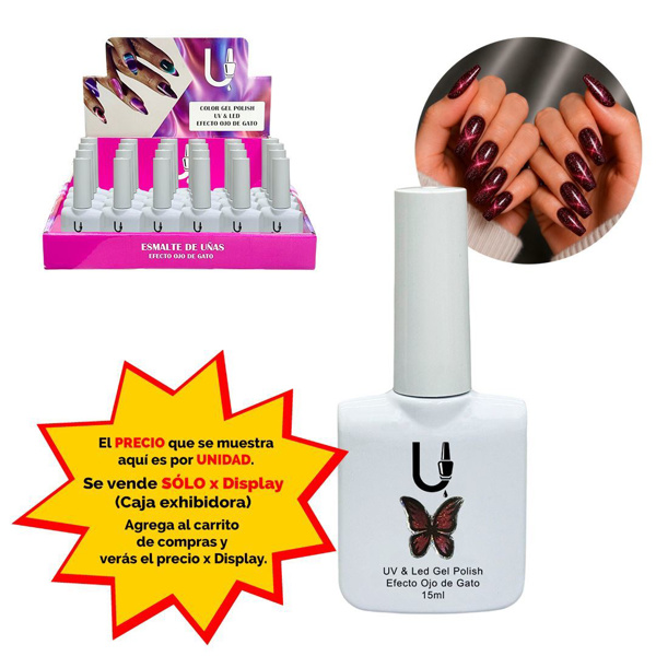 Imagen de Esmalte Ushas semipermanente Cat eye-tono 35