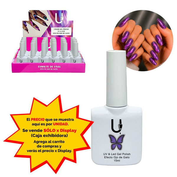 Imagen de Esmalte Ushas semipermanente Cat eye-tono 36