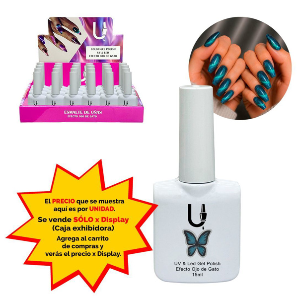 Imagen de Esmalte Ushas semipermanente Cat eye-tono 37