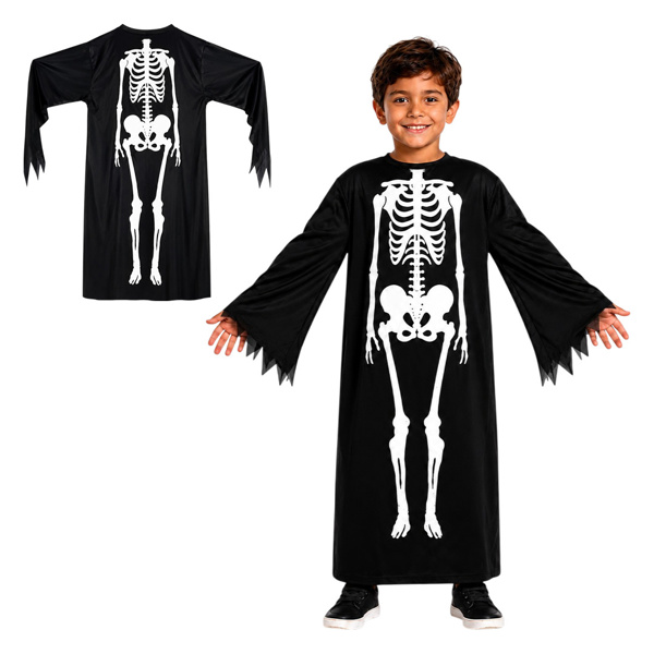 Imagen de Disfraz hallowen calavera infantil 115x57 cm