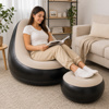 Imagen de Sofá inflable con almohadilla para pies