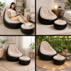 Imagen de Sofá inflable con almohadilla para pies