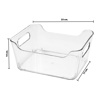 Imagen de Recipiente plastico transparente con asas-multiuso rectangul