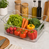 Imagen de Recipiente plastico transparente con asas-multiuso rectangul