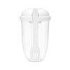 Imagen de Vianda plastica para ensalada con cubierto+condimentero