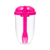 Imagen de Vianda plastica para ensalada con cubierto+condimentero
