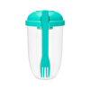 Imagen de Vianda plastica para ensalada con cubierto+condimentero