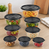 Imagen de Viandas con tapa redondas set X 7 pcs