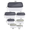 Imagen de Viandas con tapa rectangulares set X 7 pcs