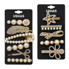 Imagen de Broches Ushas con perlas y strass - Set de broches de diseños surtidos