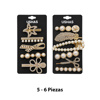 Imagen de Broches Ushas con perlas y strass - Set de broches de diseños surtidos