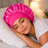 Imagen de Gorro en satén Anti frizz  - Cofia evita el frizz en el cabello