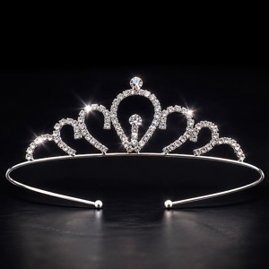 Imagen de Tiara princesa Ushas con strass -  Tiara coronita Quinceañera