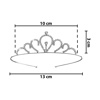 Imagen de Tiara princesa Ushas con strass -  Tiara coronita Quinceañera