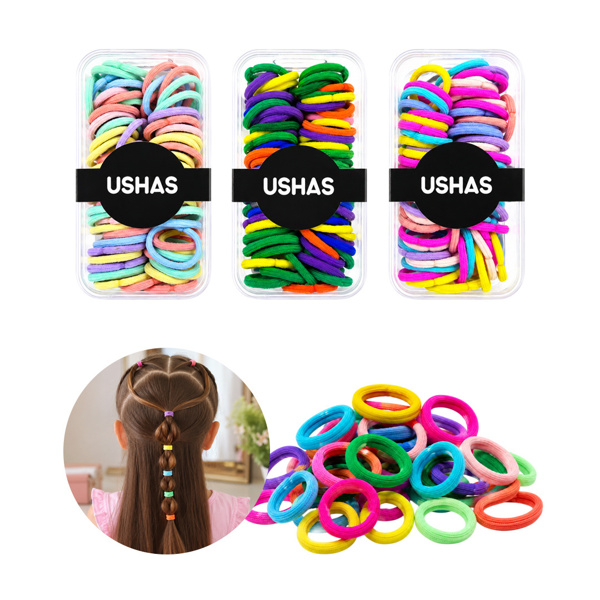 Imagen de Colitas para pelo Ushas color set 60 pcs