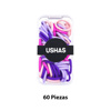 Imagen de Colitas para pelo Ushas color set 60 pcs