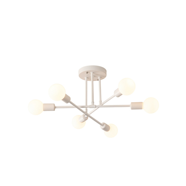 Imagen de Lampara de techo 6 Luces Araña Estilo Nórdica