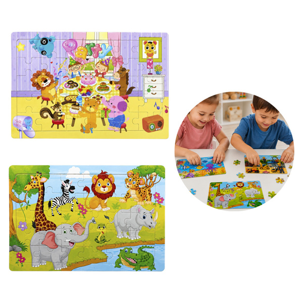 Imagen de Puzzle Infantil en madera - Diseños surtidos