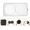 Imagen de Parasol plateado para auto - plegable en bolsa