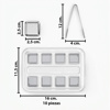 Imagen de Cubitos de hielo set acero inox con pinza