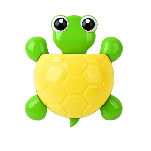 Imagen de Porta cepillo de dientes para pared diseño tortuga