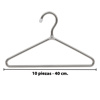 Imagen de Perchas pack x 10pc metalicas.