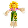Imagen de Espantapajaro girasol con palito 29 cm para maceta
