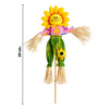 Imagen de Espantapajaro girasol con palito 29 cm para maceta