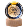 Imagen de Lámpara LED bola de cristal luna planeta mapamundi USB