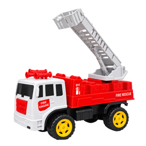 Imagen de Camion plastico con elevador-31x22cm. en bolsa