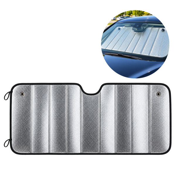 Imagen de Parasol para auto plateado