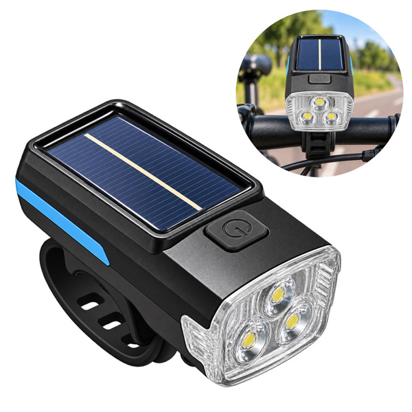 Imagen de Luz para bicicleta carga SOLAR o USB