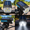 Imagen de Luz para bicicleta carga SOLAR o USB