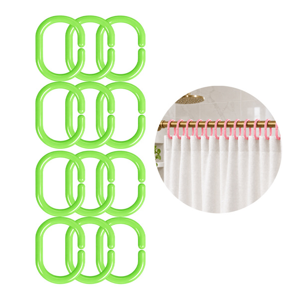 Imagen de Argollas para cortinas de baño 6x3,7cm. - 12pc