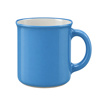 Imagen de Taza ceramica blanco interior borde negro 9,2x8,6cm-varios c